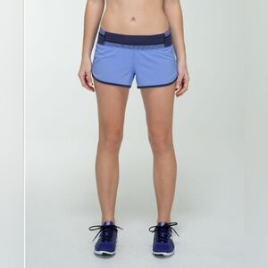 Lululemon Speed Short 2.5" Size 4 In Blue